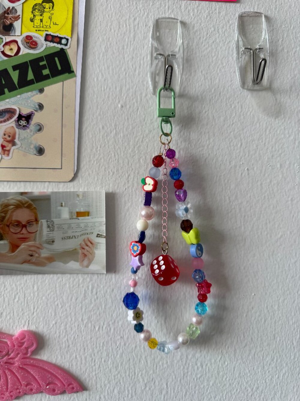 THE PISCES DICE BAG CHARM